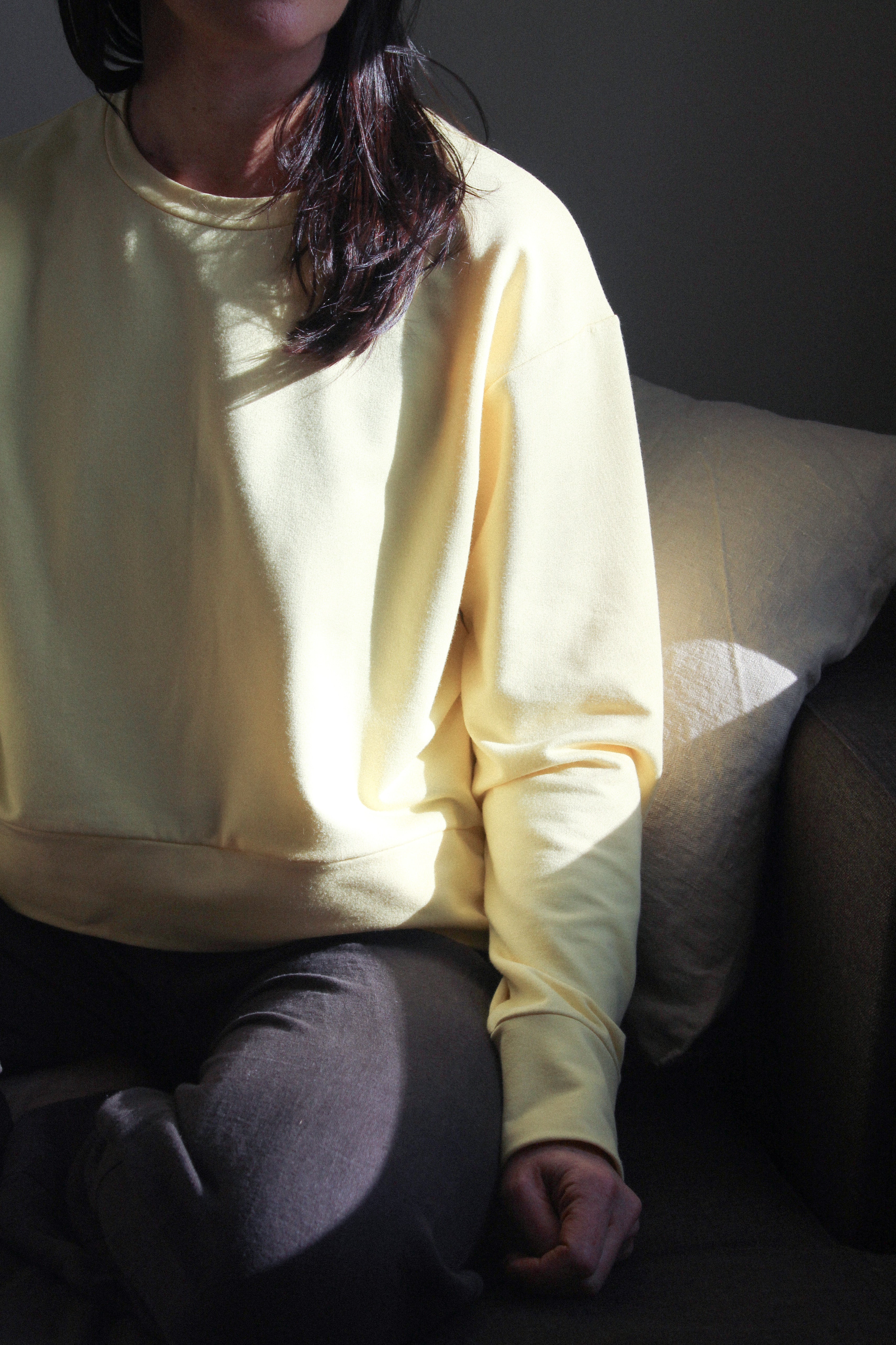 Sattva by Sarah - Boyfriend Crop Sweatshirt -