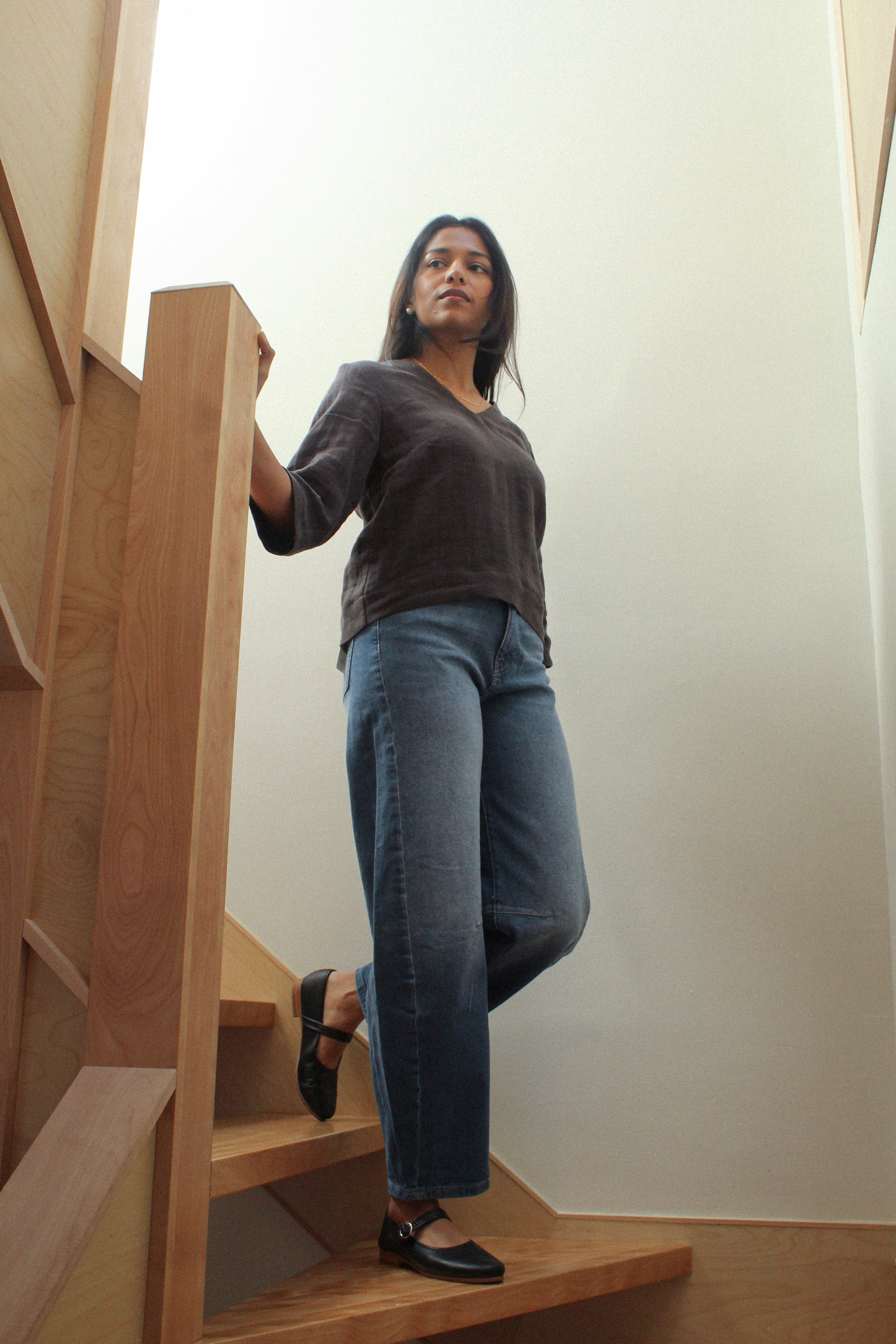 Sattva by Sarah - Helen V-Neck Blouse -