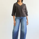 Sattva by Sarah - Helen V-Neck Blouse -