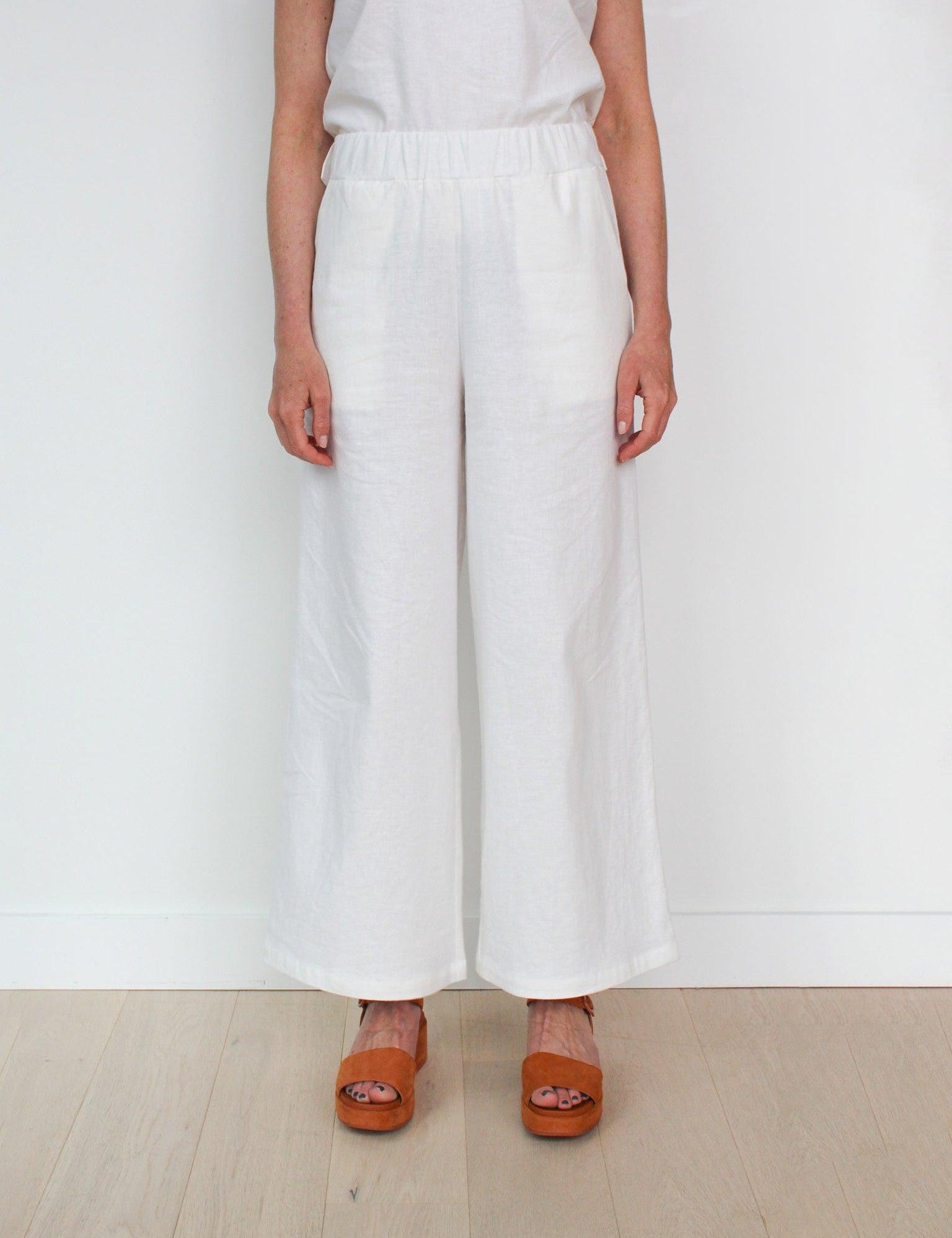 Sattva by Sarah - Linen Pants - White