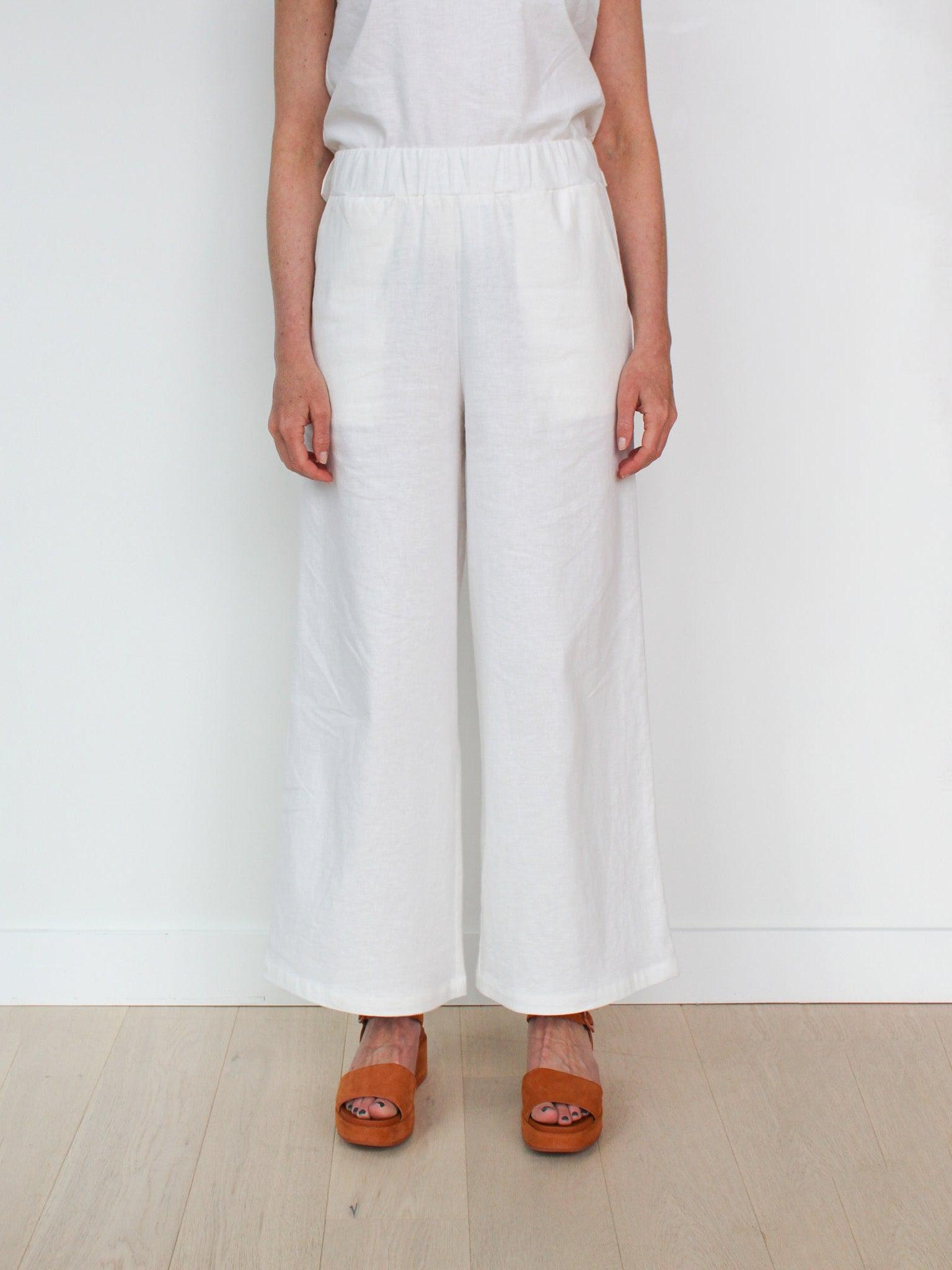 Sattva by Sarah - Linen Pants - White