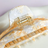 Horace - The Lydia Claw Clip – Pearly Beige -
