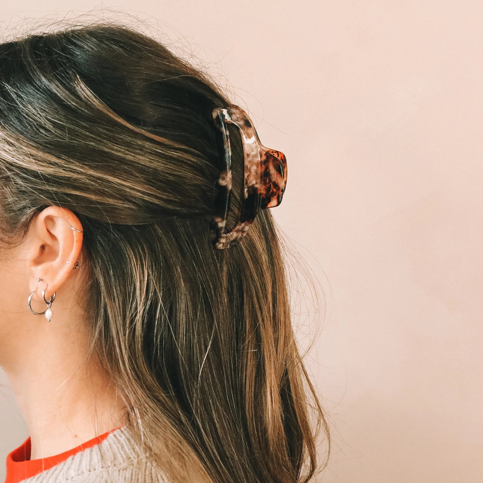 Horace - The Lydia Claw Clip – Brown -