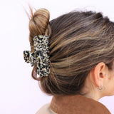 Horace - The Dalila Claw Clip – Black and Beige -