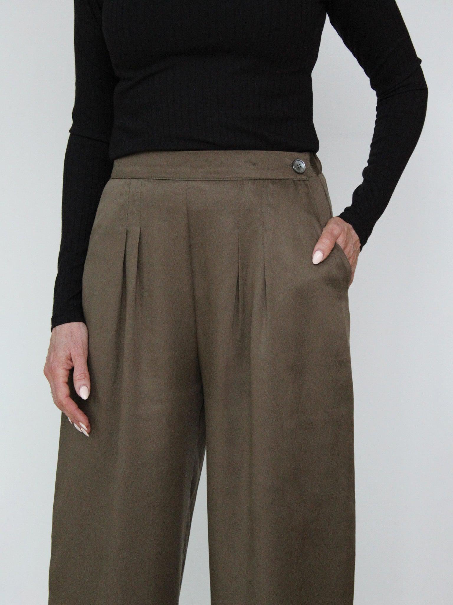 Long Pleat Pant-Sattva by Sarah-Sattva Boutique