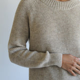 Sattva by Sarah - Cozy Crew Crop Sweater -