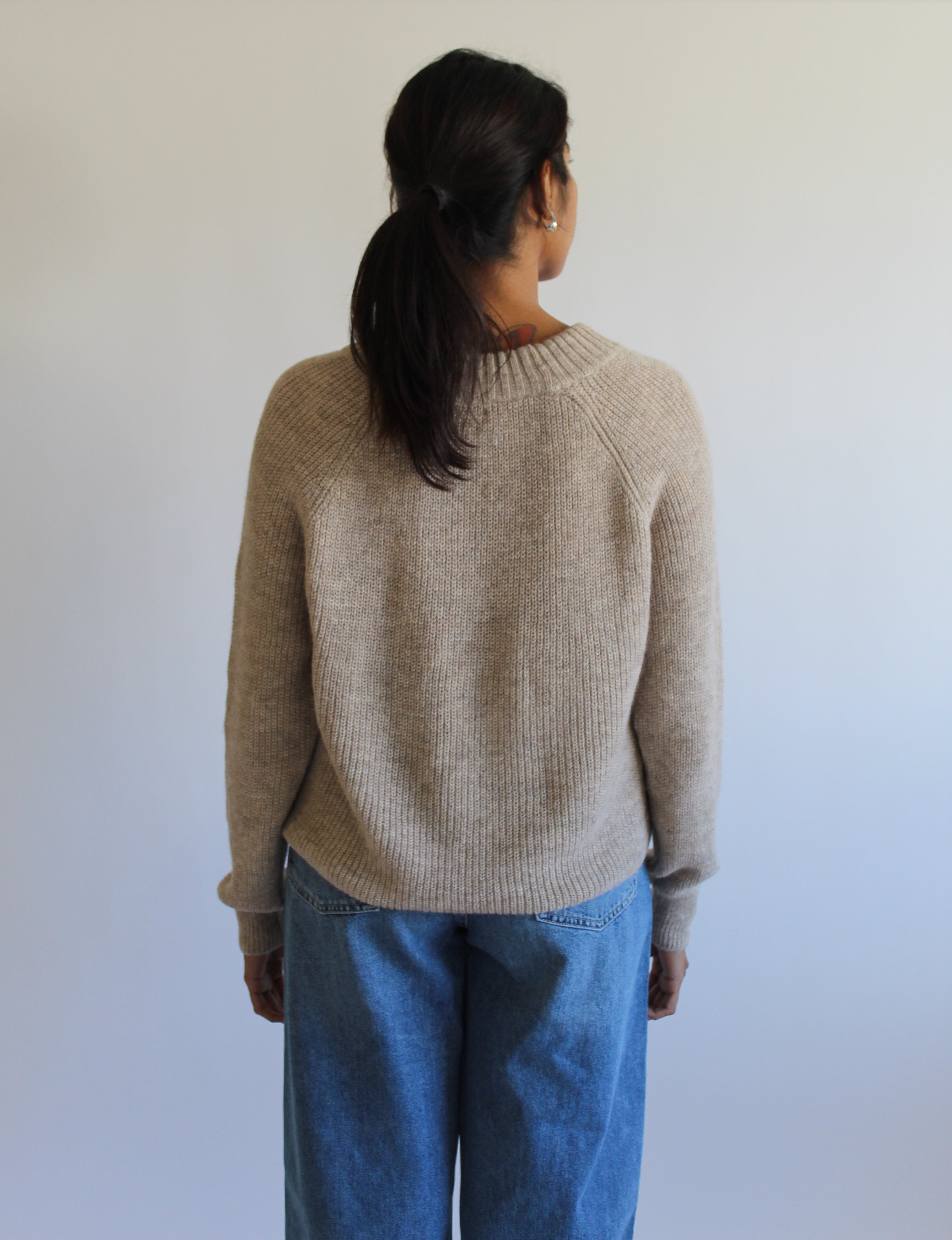 Sattva by Sarah - Cozy Crew Crop Sweater -