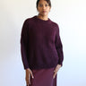Sattva by Sarah - Boyfriend Crew - Burgundy