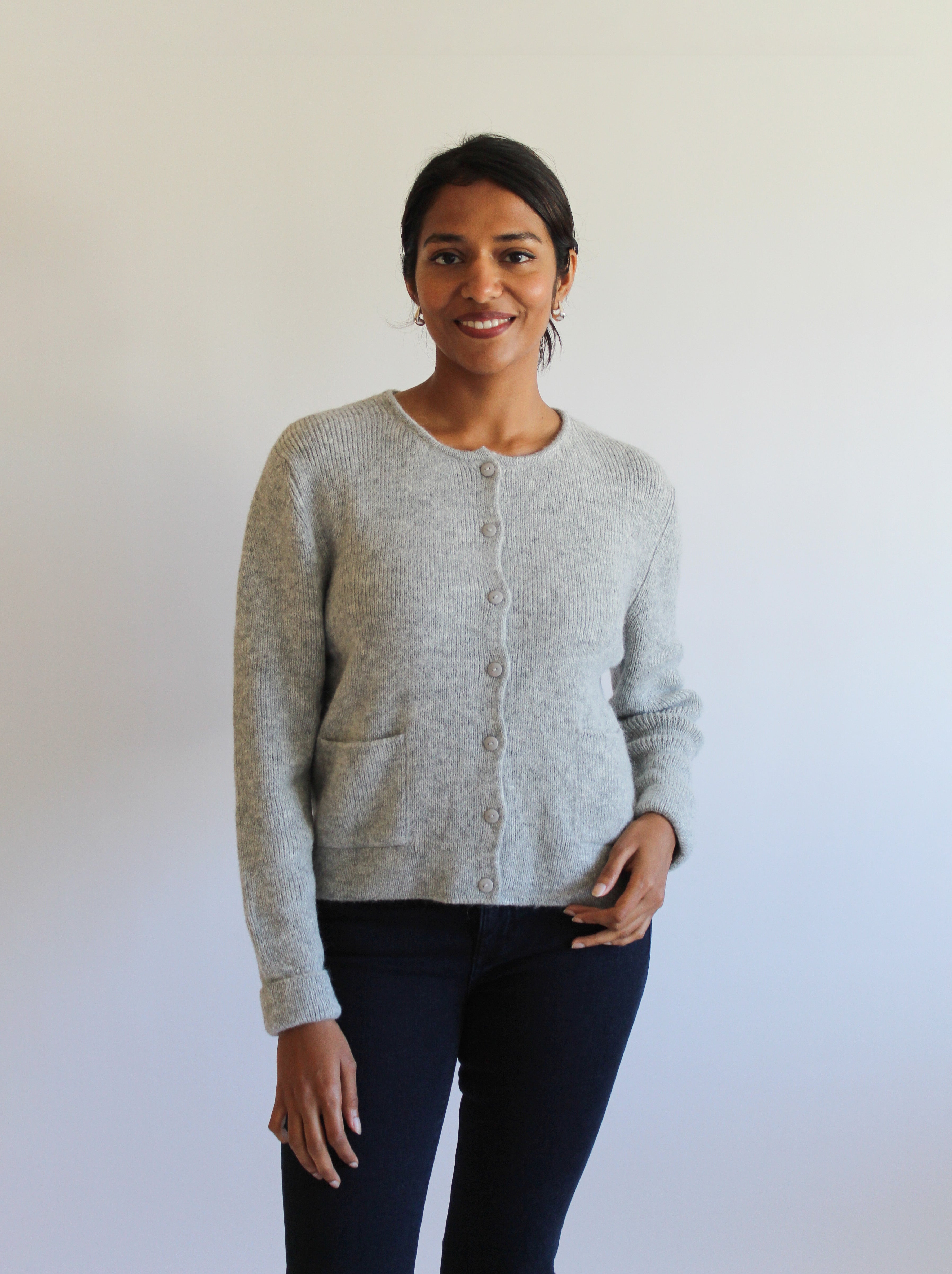 Sattva by Sarah - Nuna Pocket Cardigan - Grey