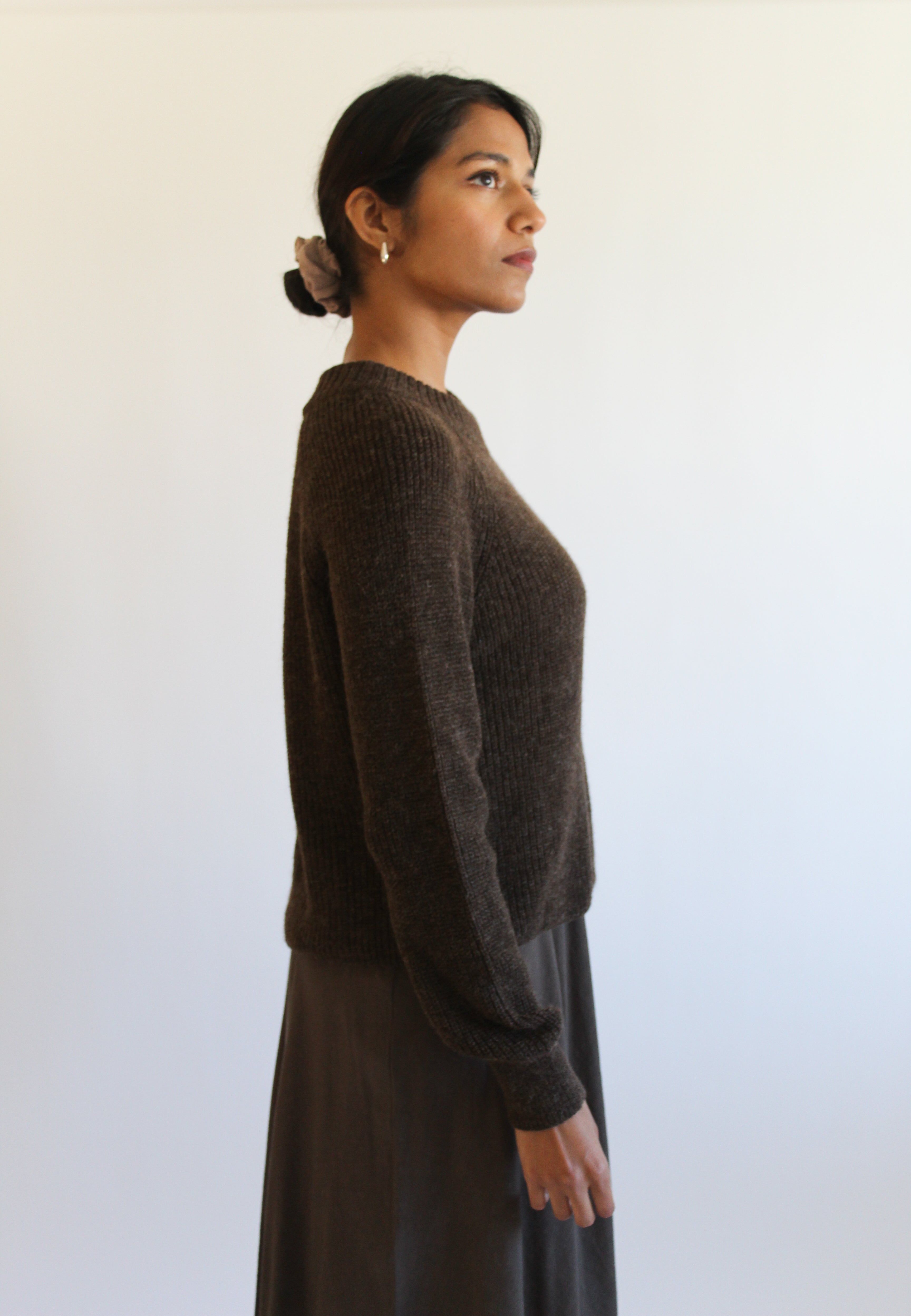 Sattva by Sarah - Cozy Crew Crop Sweater -