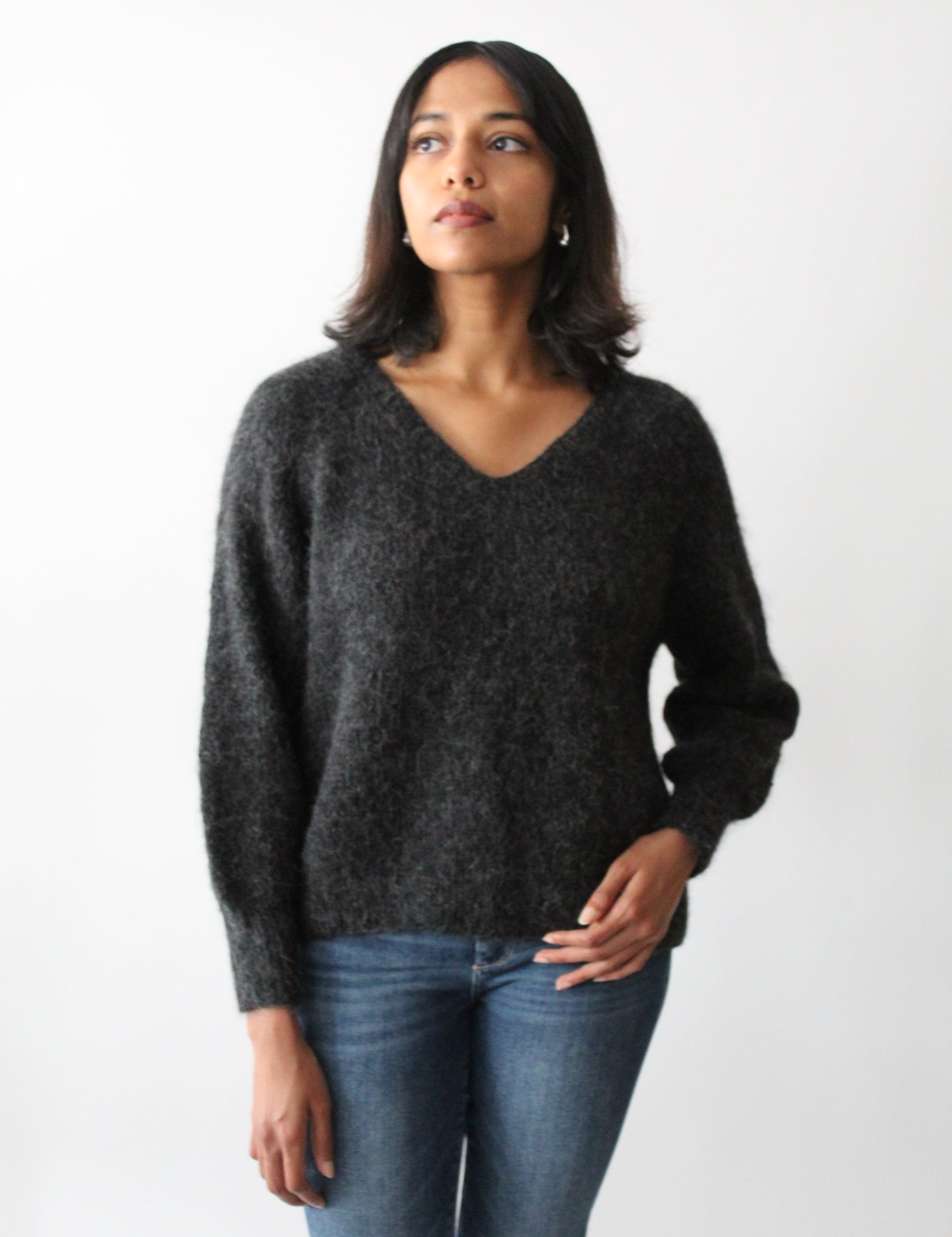 Sattva by Sarah - Lulu V-Neck Sweater -