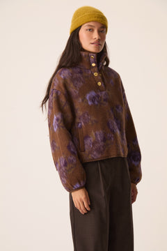 Des Petits Hauts - Isidore Jacket - Purple Garden