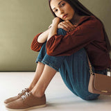 Poppy Barley - The Eyelet Sneaker -