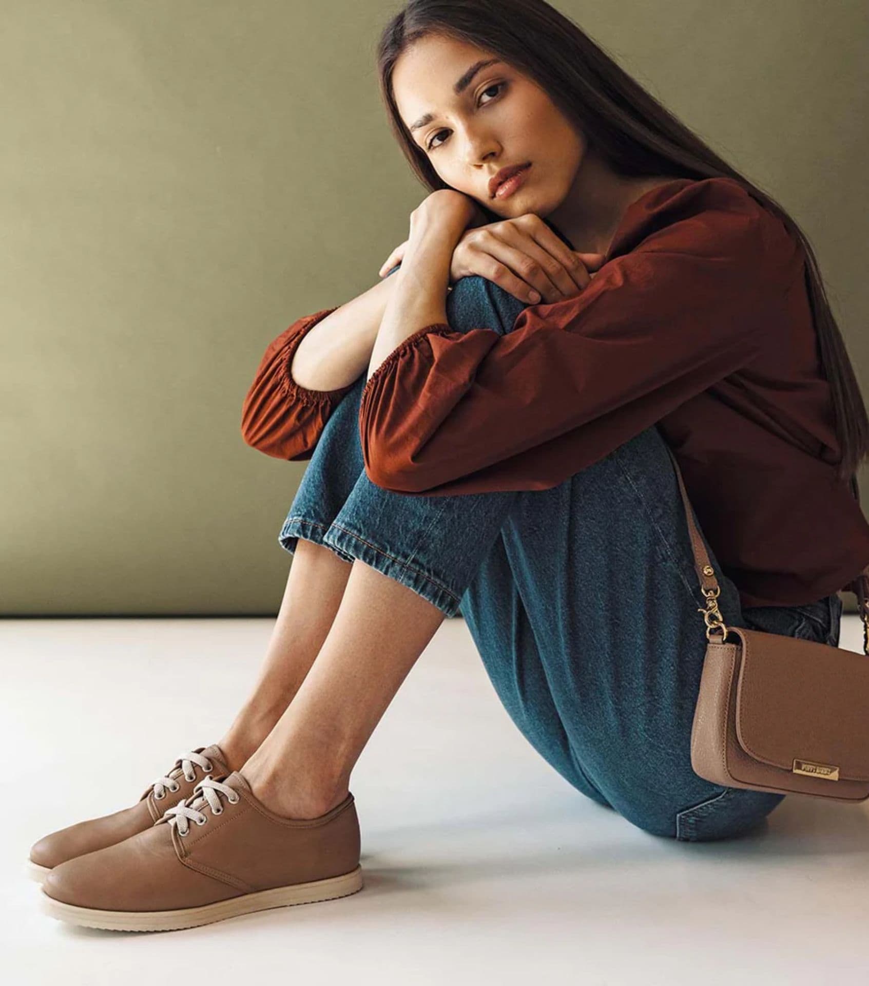 Poppy Barley - The Eyelet Sneaker -