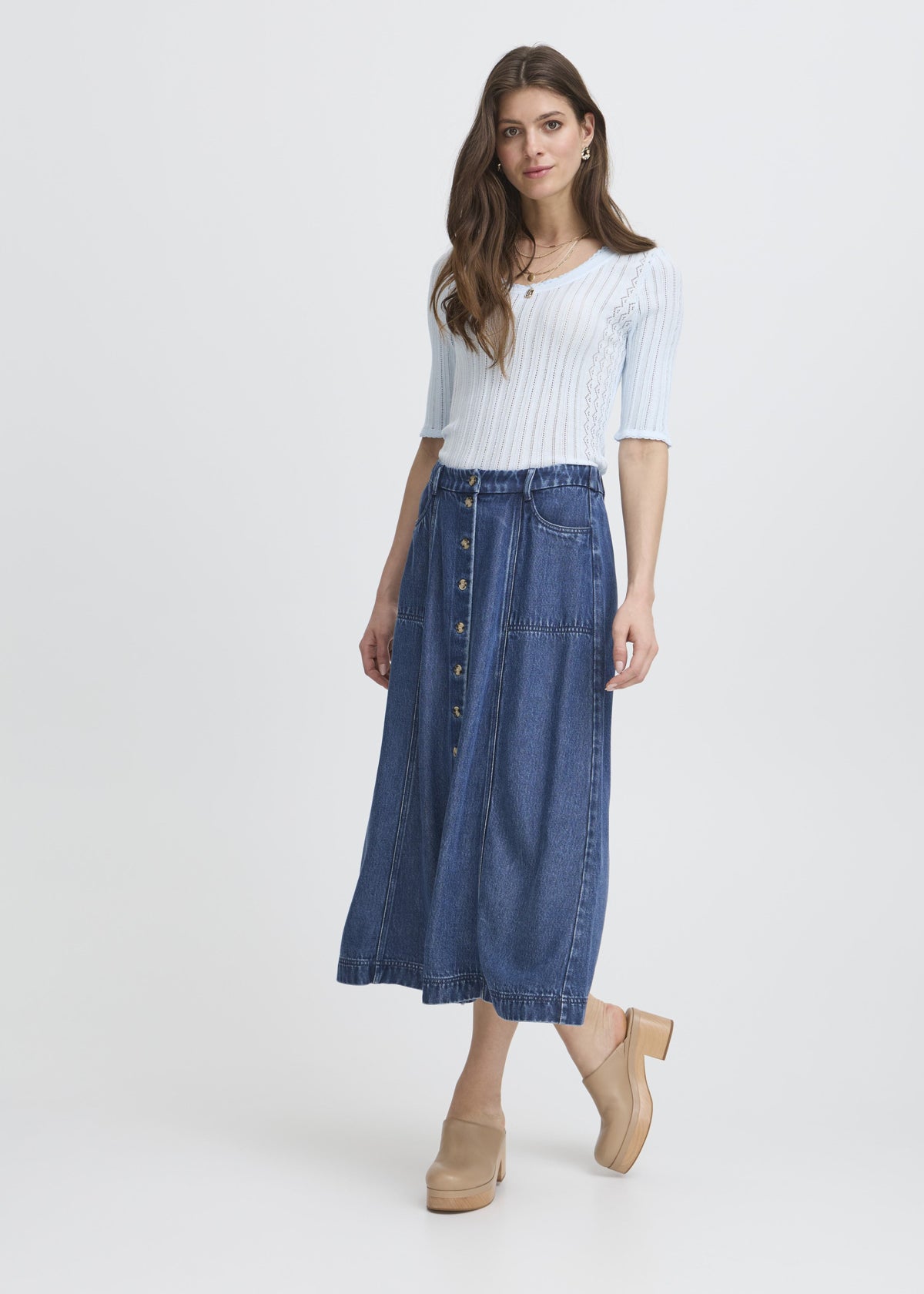 Atelier Reve - Risle Denim Skirt -