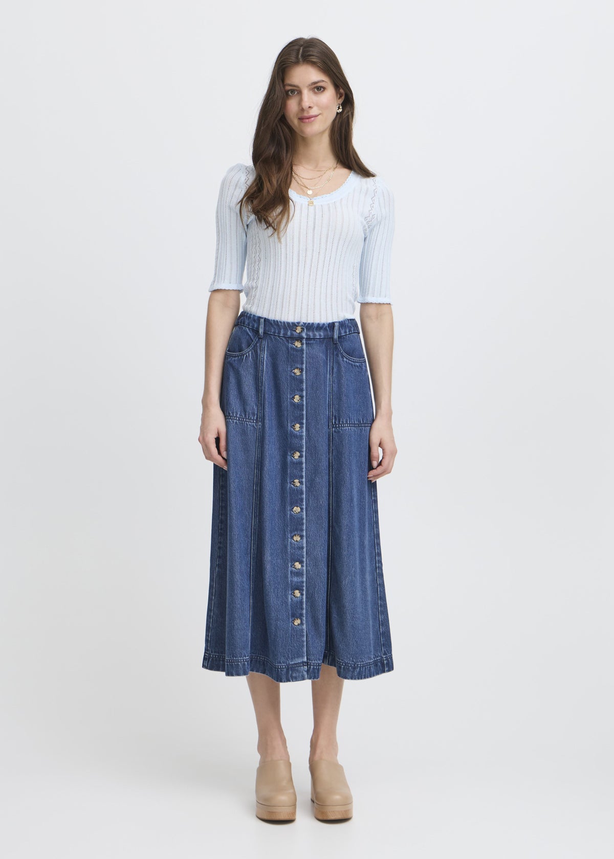 Atelier Reve - Risle Denim Skirt -