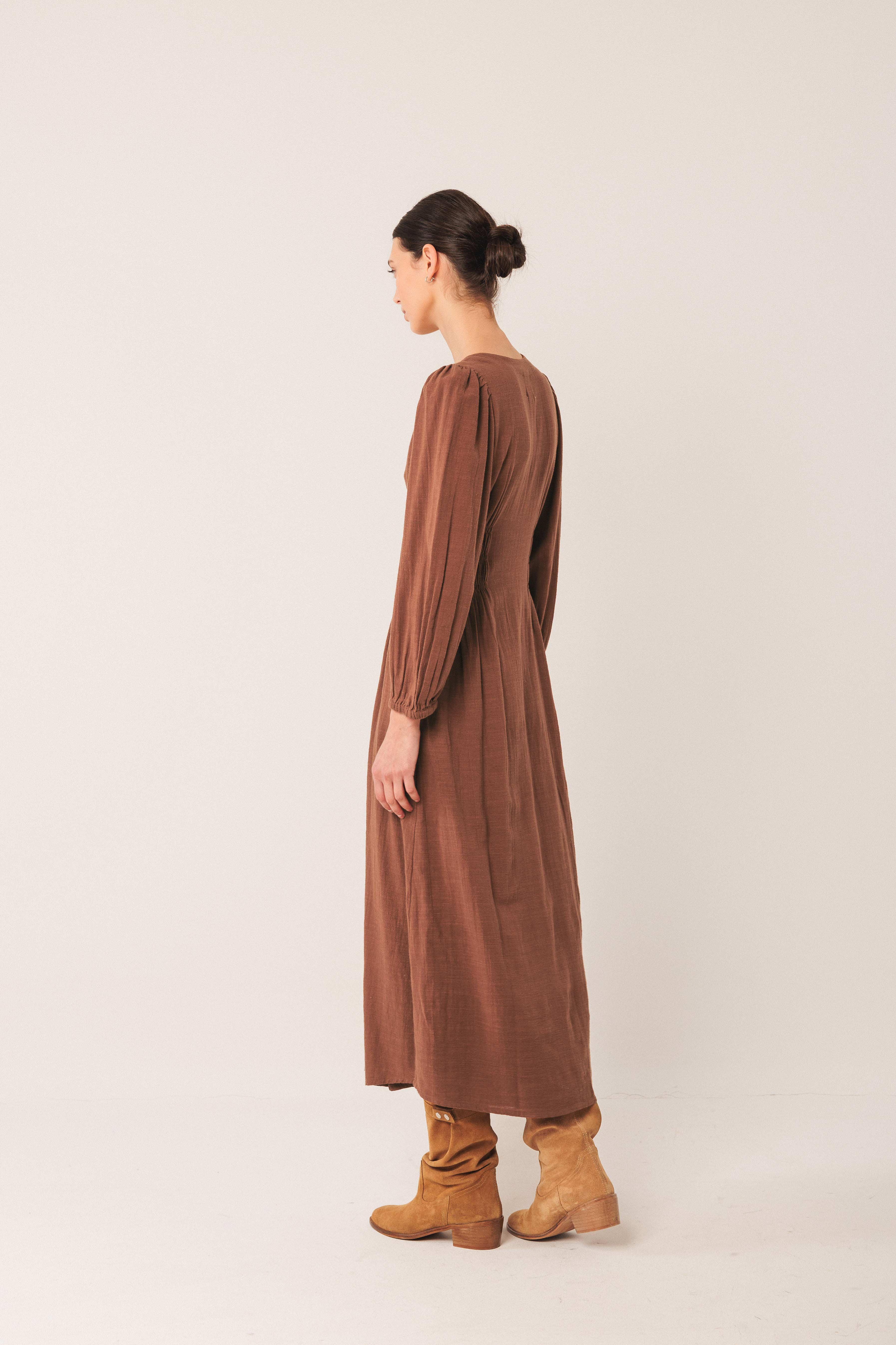 Indi & Cold - Crepe Cotton Dress -