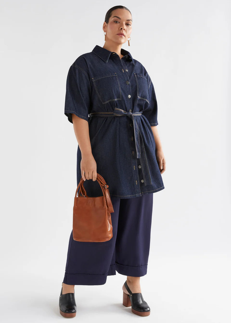 ELK Leather - Mini Orsa Crossbody – Tan -