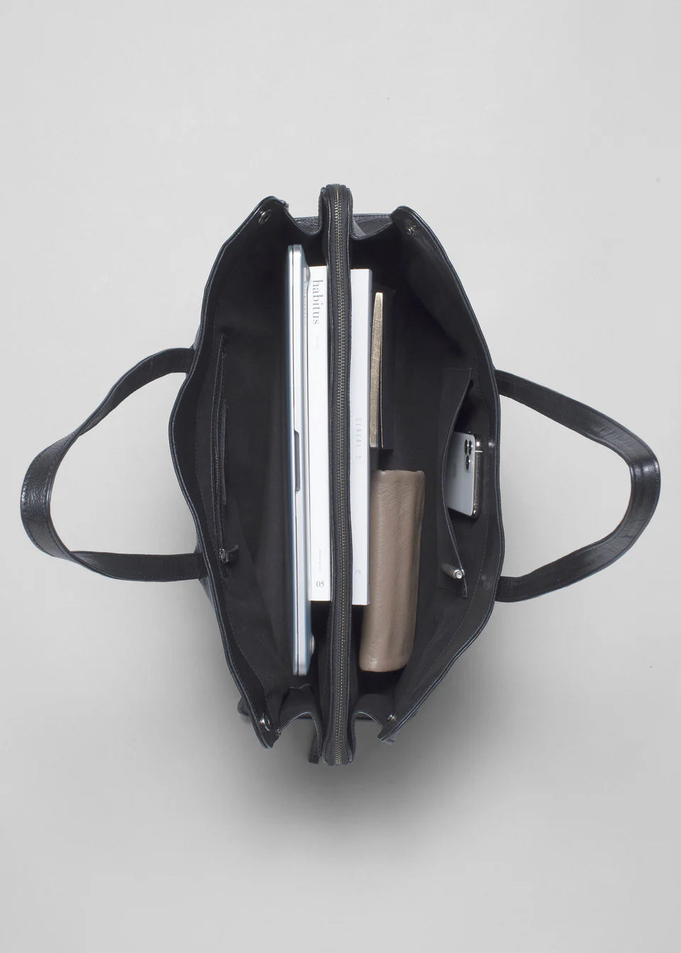 ELK Leather - Edda Large Bag – Black -