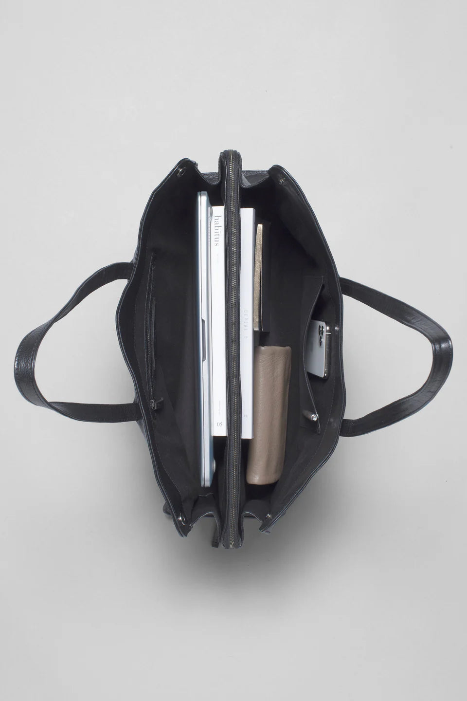 ELK Leather - Edda Large Bag – Black -