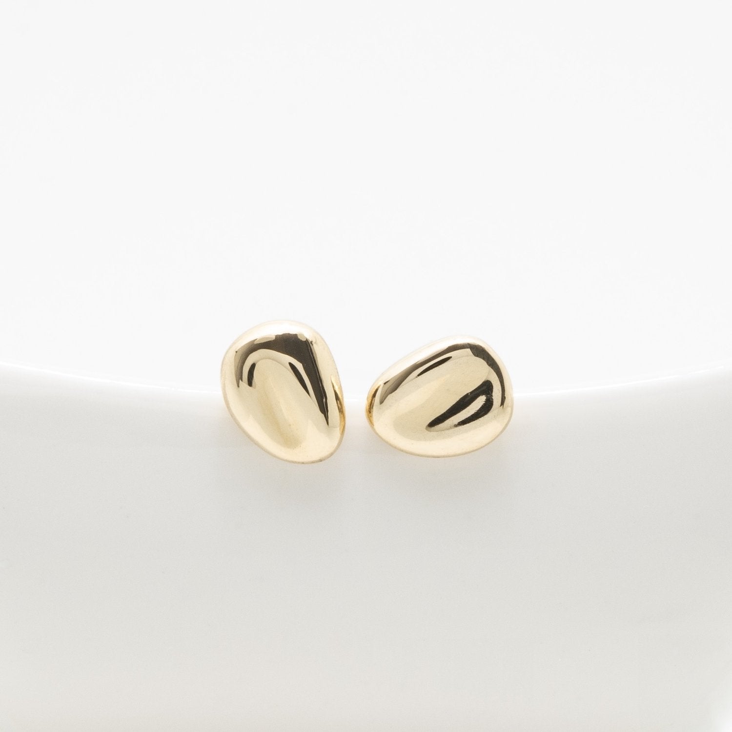 l'aune - Soupirs II Earring Brass -