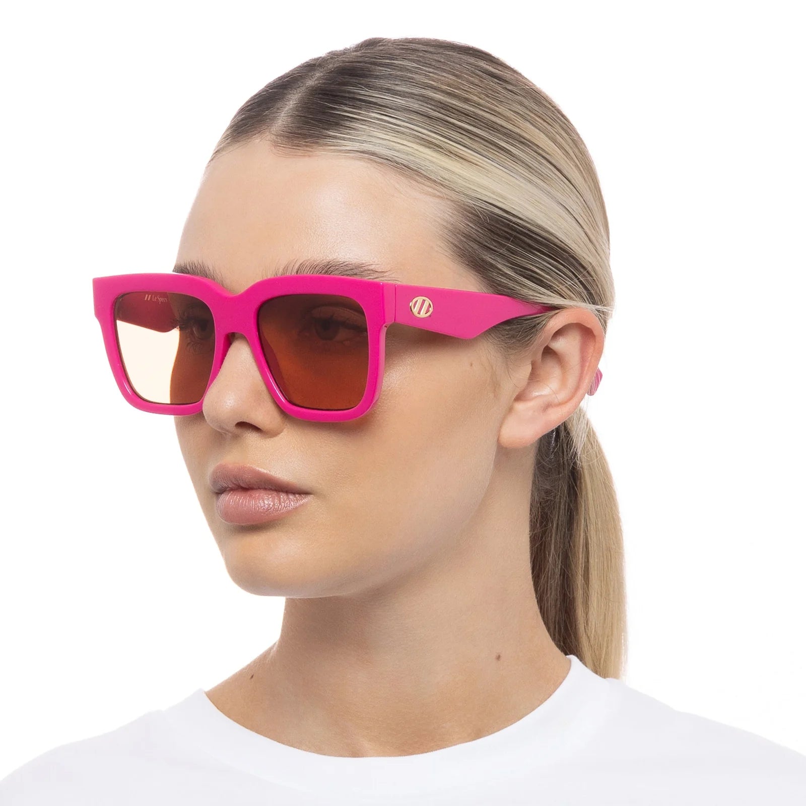 Le specs pink sunglasses clearance