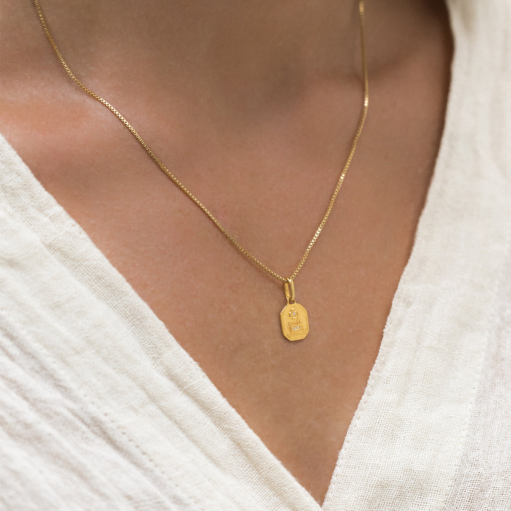 Leah Alexandra - Love Token Necklace Square -