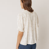 Indi & Cold - Short-Sleeved Elastic Shirt -
