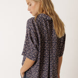 Indi & Cold - Oversize Block Print Blouse -