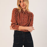 Indi & Cold - Bea Polkadot Blouse -