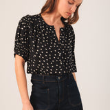 Indi & Cold - Lantern Sleeve Blouse -