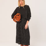 Indi & Cold - Morgan Midi Skirt - Black