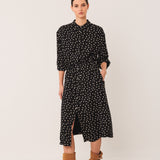 Indi & Cold - Oversized Shirt Dress - Black