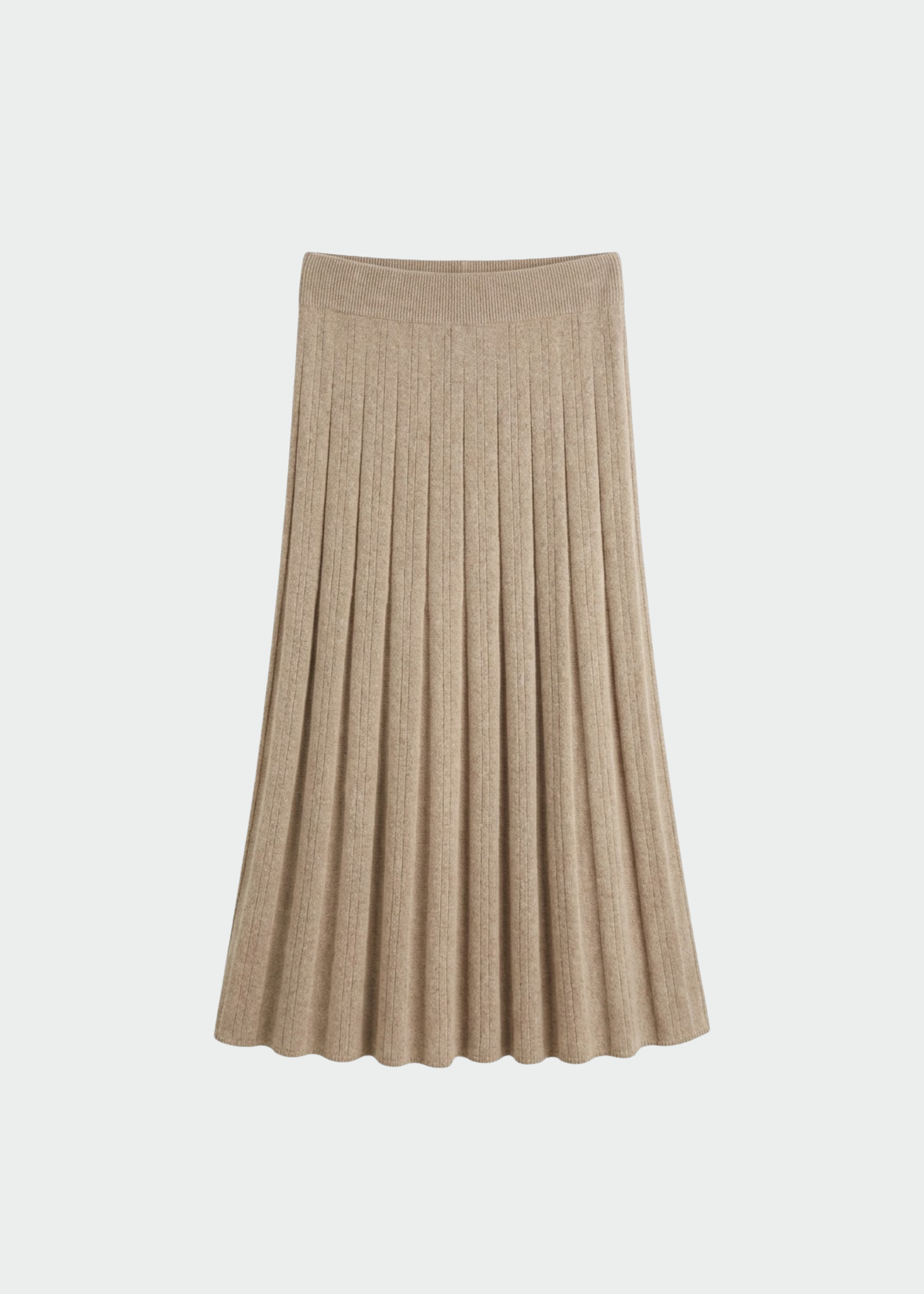 Indi & Cold - Indi&Cold Ribbed Cashmere Skirt -