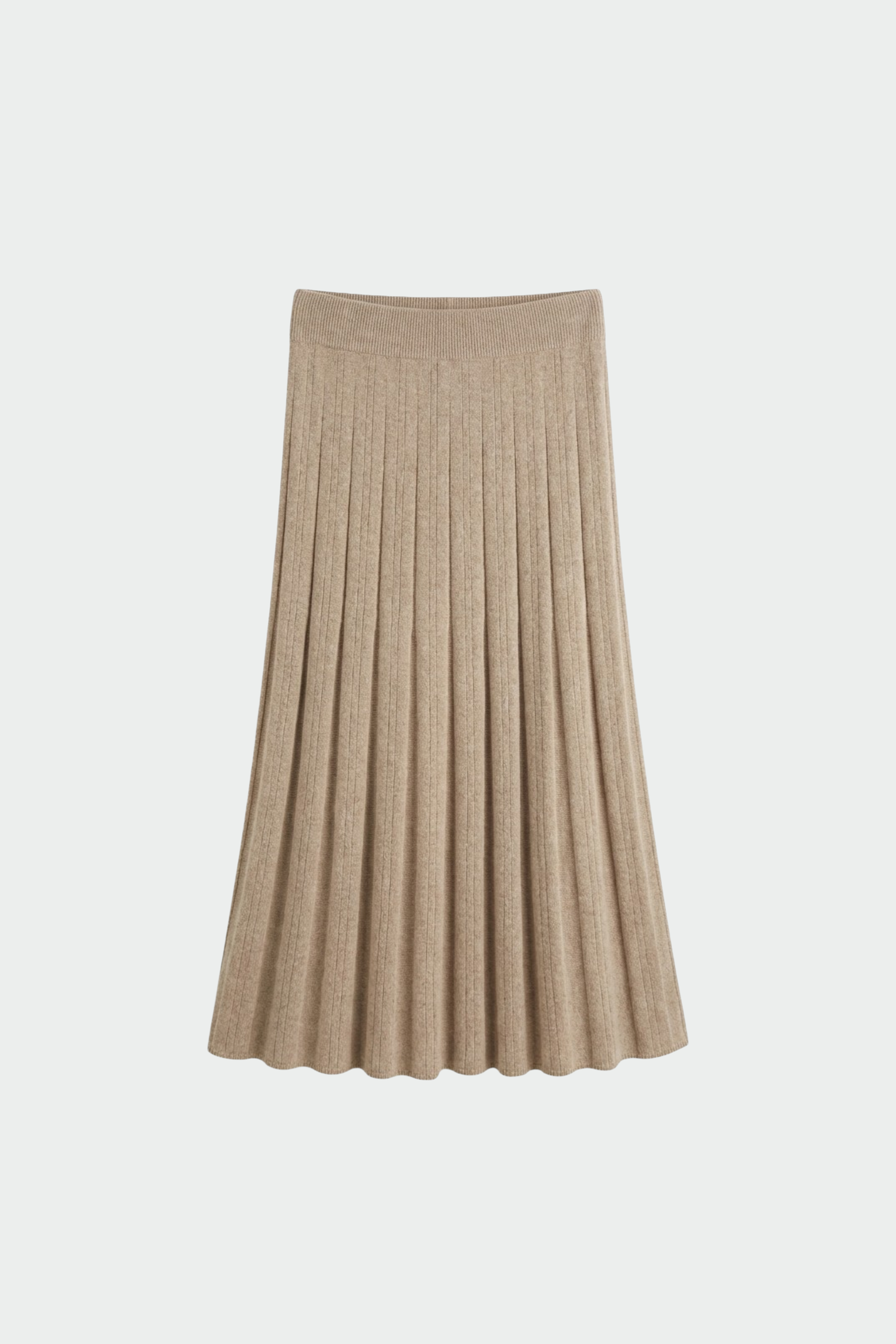 Indi & Cold - Indi&Cold Ribbed Cashmere Skirt -