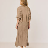 Indi & Cold - Indi&Cold Ribbed Cashmere Skirt -