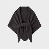 Indi & Cold - Triangular Knitted Shawl Chocolate -