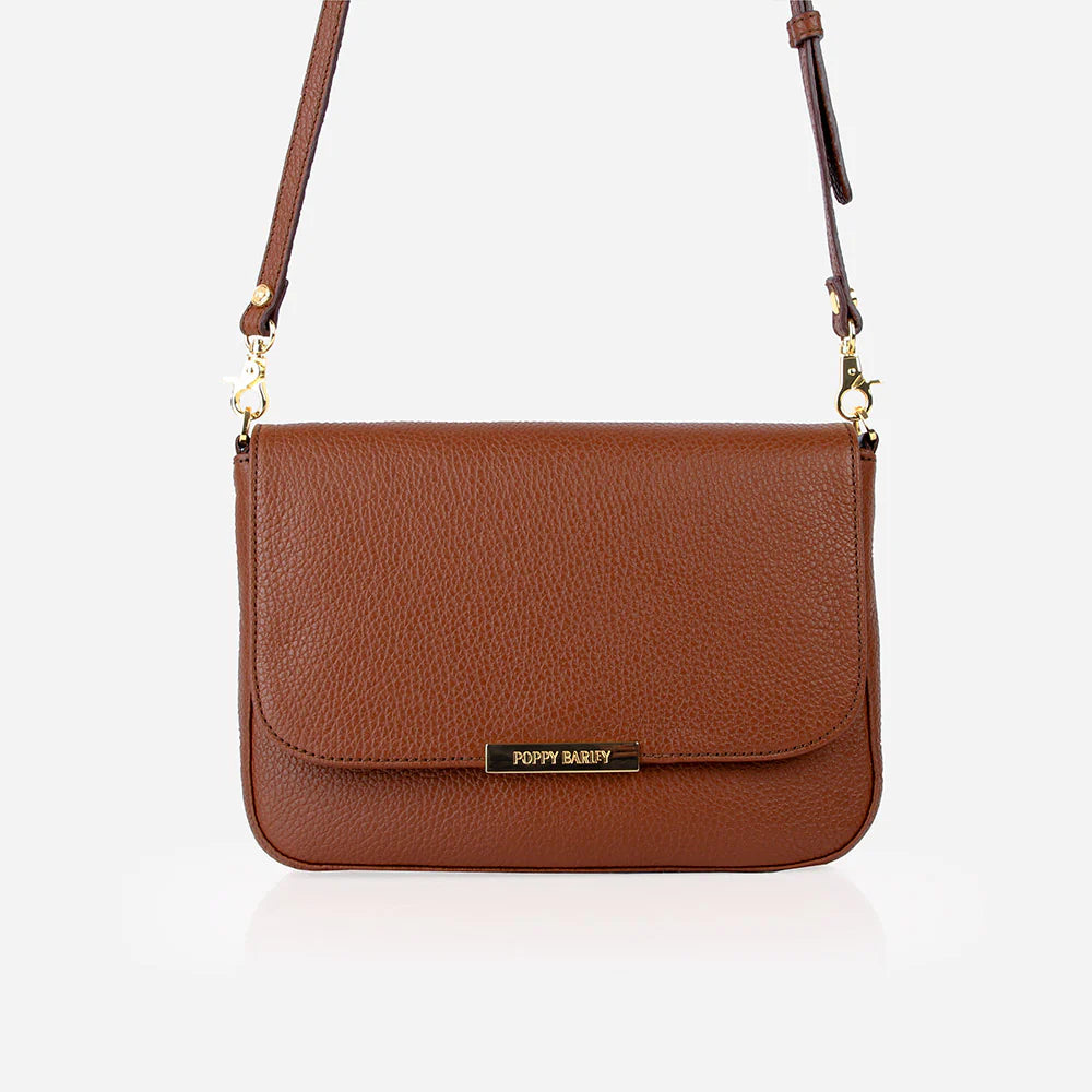 Poppy Barley - Medium Day to Night Bag – Hazelnut -