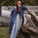 Mernini - Full Length Raincoat - Midnight Blue