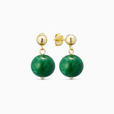 Soi - Nora Green Jade Earrings -