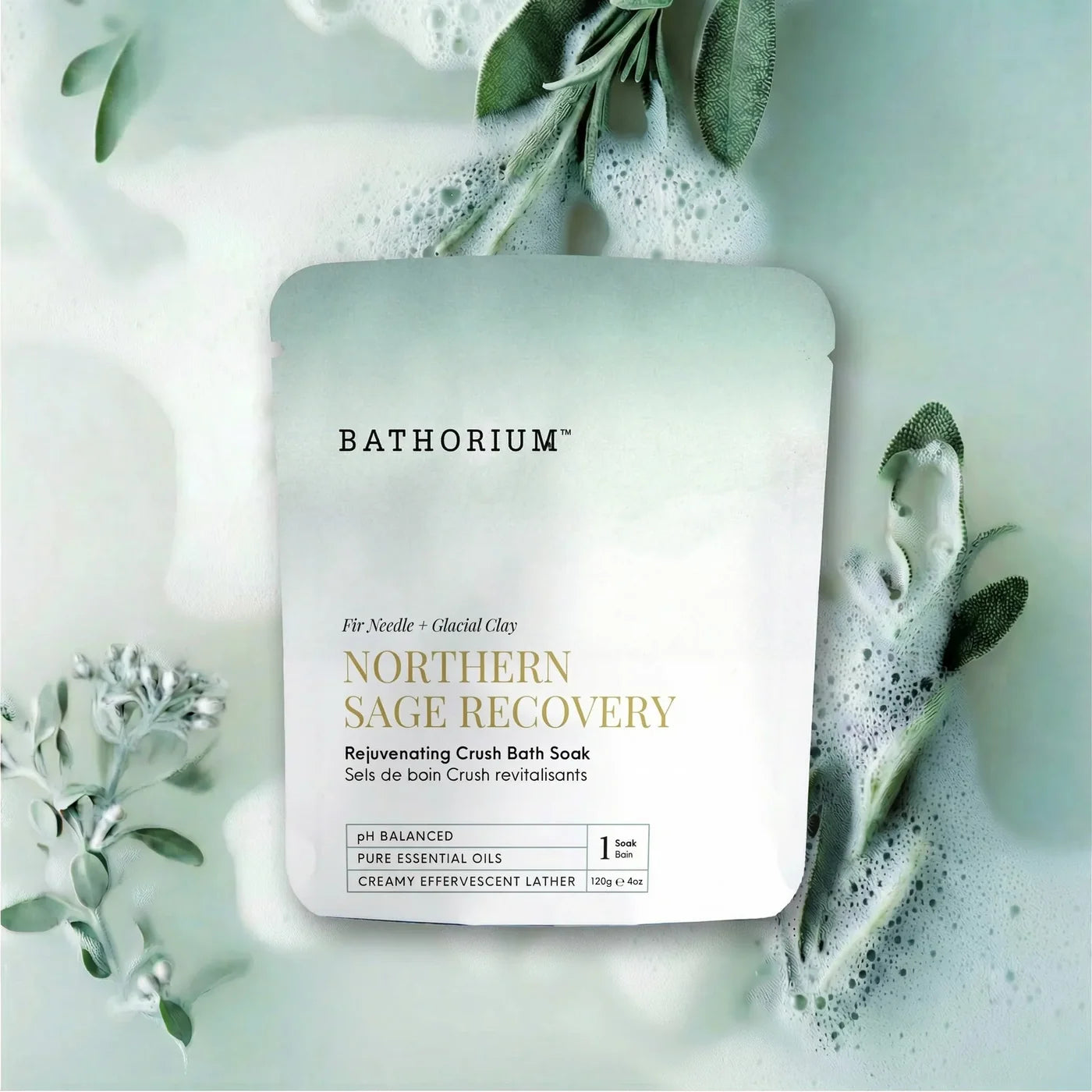 Bathorium - Northen Sage Recovery Crush Bath Soak -