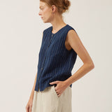 Hallie Linen Vest