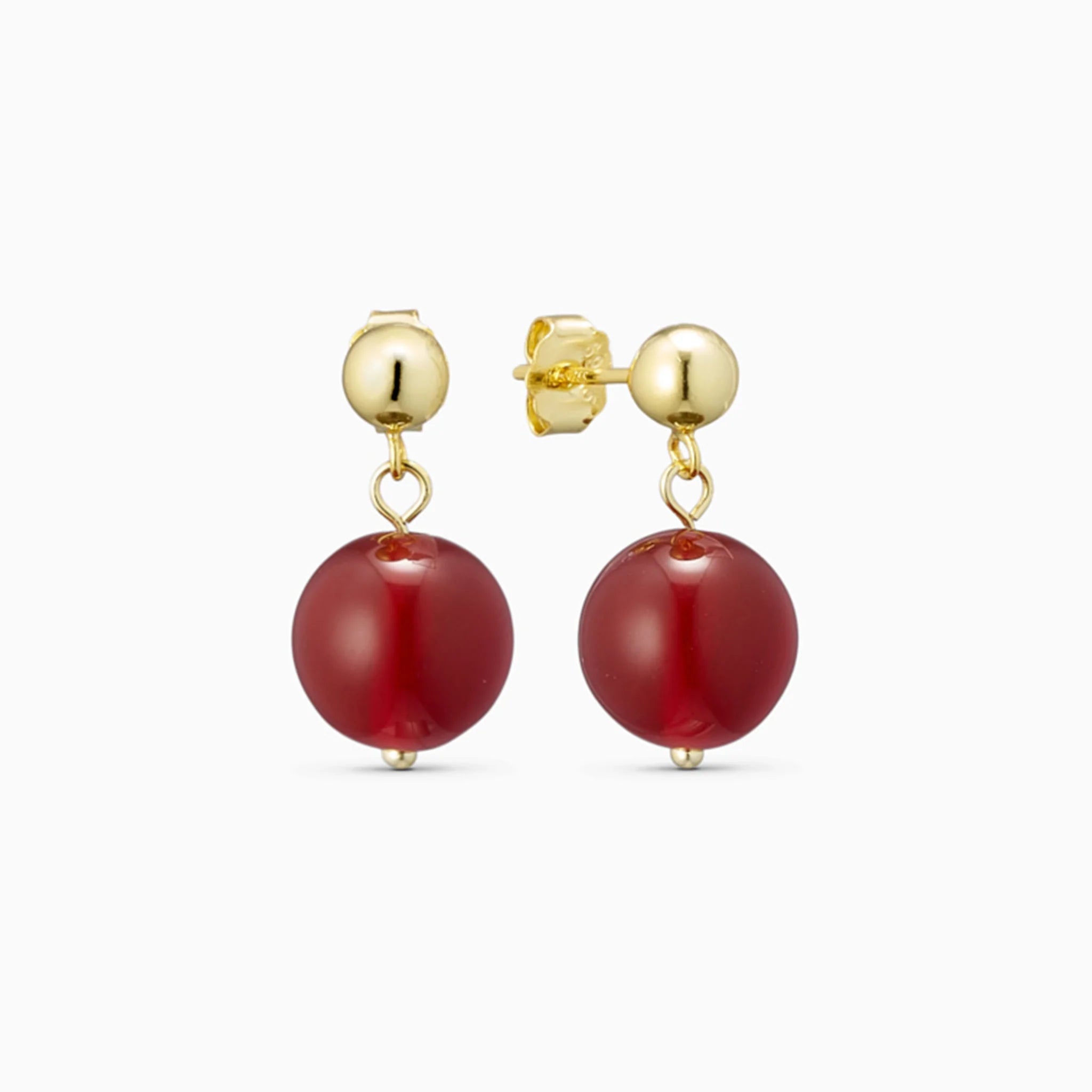 Soi - Nora Red Jade Earrings -