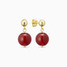 Soi - Nora Red Jade Earrings -