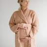 One Wednesday - Waffle Knit Robe - Nougat