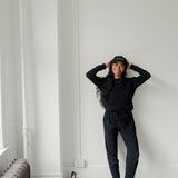 Waffle Jogger – Black
