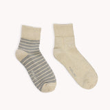 Striped & Solid Pima Socks – 2 Pack