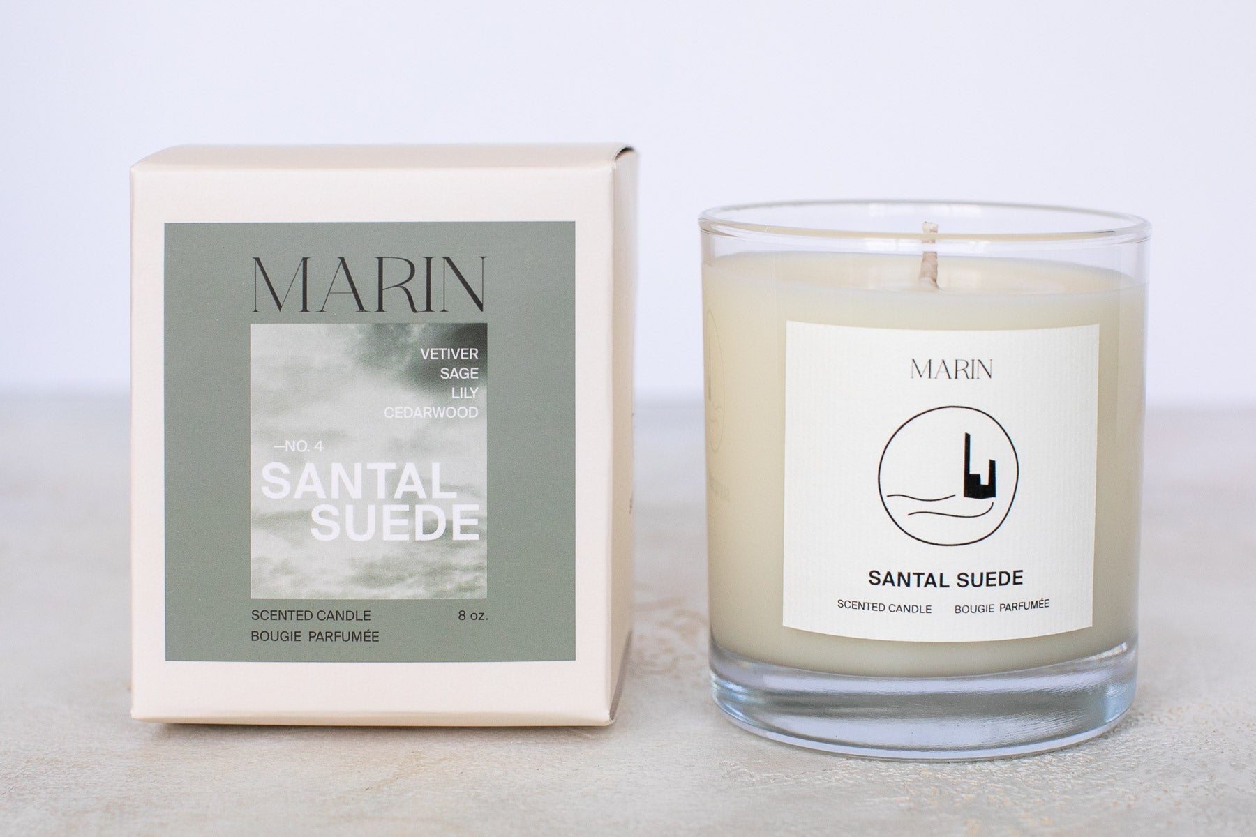 Marin - Candle Santal Suede -