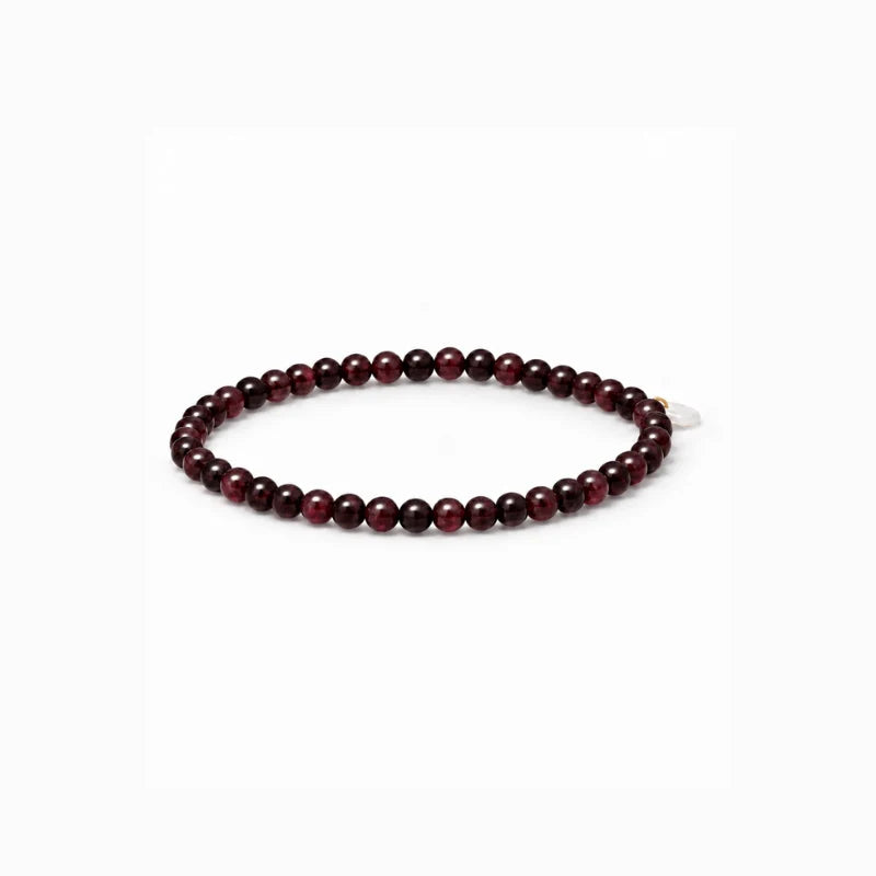 Soi - Petite Garnet Stretch Bracelet -