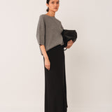 Indi & Cold - Ribbed Knit Skirt -